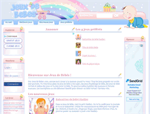 Tablet Screenshot of jeux-de-bebes.com